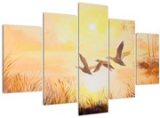 Tablou - Macarale la apus de soare (150x105 cm)