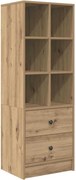 vidaXL Bufet cu sertar Stejar Artizanal 45,5 x 34 x 127 cm