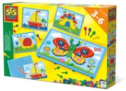 Set creativ de jucarie mozaic - Jucarie Tabla mozaic cu carduri