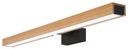 Aplică LED pentru oglindă de baie Brilagi WOODY MIRROR LED/12W/230V IP44 stejar/negru