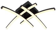 Plafonieră LED/24W/230V 3000K negru