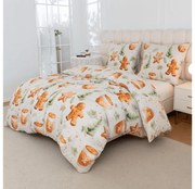 Lenjerie de pat din microfibra WINTER GINGERMAN alb Dimensiune lenjerie de pat: 2 buc 70 x 90 cm | 200 x 220 cm