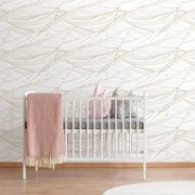 Tapet structura fină a frunzei în design deschis