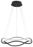 Lustra LED suspendata design modern JINAL Black 60cm