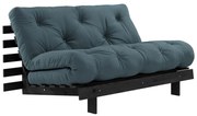 Canapea albastru petrol extensibilă 140 cm Roots Black Night – Karup Design