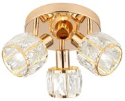 Spot DUBAI 3xE14/40W/230V d. 36 cm roz-auriu