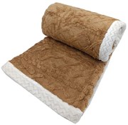 Pătură maro din sherpa 150x200 cm Island – My House
