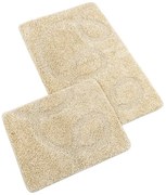 Bellatex Set de covorașe de baie fără decupaj BANYSILVER bej, 60 x 100, 60 x 50 cm
