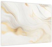 Tablou pe sticlă - Abstracție cu decor (70x50 cm)