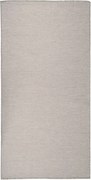 vidaXL Covor de exterior, gri deschis, 100x200 cm, țesătură plată