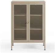 Dulap crem din metal 70x100x40 cm Fayna – Marckeric