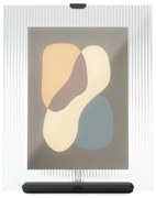 Ramă foto neagră cu picior de susținere din sticlă 19x23 cm Flute – Umbra