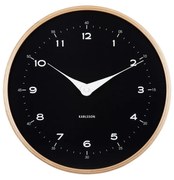 Karlsson 5995BK ceas de perete design negru,diametru 30 cm