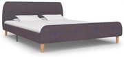 vidaXL Cadru de pat, gri taupe, 160 x 200 cm, material textil