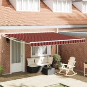 vidaXL Cortina Retractabilă with 400 × 350 cm galben și portocaliu