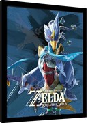 Poster înrămat The Legend of Zelda: Breath of the Wild - Revali