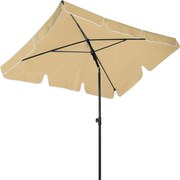 STILISTA Umbrelă de balcon pliabilă, 200 x 125 cm, bej
