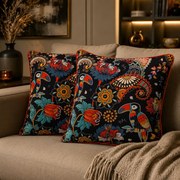 Set fata de perna  decorativa 2 buc,Homs ,seria oz,43 x 43 cm.50048