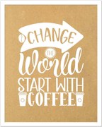 Tablouri Citate Cafea - Diverse Modele - Cadou pentru iubitorii de cafea