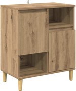 vidaXL Bufet stejar artizanal 35 x 60 x 70 cm Lemn compozit
