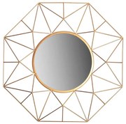 Oglinda de perete decorativa Diamond 80cm, auriu A-43733 VC