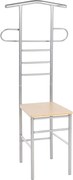 vidaXL Scaune valet pentru domni, 2 buc., metal
