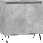 vidaXL Dulap de baie, gri beton, 58x33x60 cm, lemn prelucrat