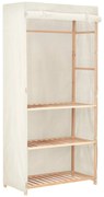 vidaXL Dulap de haine cu 3 rafturi, 79 x 40 x 170 cm