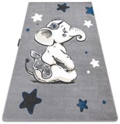 Covor PETIT ELEPHANT ELEFANT STEA gri