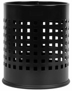 Alda Coș de gunoi Officer perforat 7 l, negru, 7 l