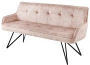 Bancheta cu aspect retro Euphoria 160cm, greige