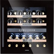 Klarstein Vinsider 36 Onyx Edition, vinotecă, 85 l, 5-22°C, 2 zone.