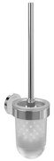 Villeroy & Boch TVA15101600061 - Perie WC de perete ELEMENTS, sticlă/crom lucios