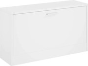 vidaXL Banchetă de stocare pentru pantofi, 80x24x45 cm, alb