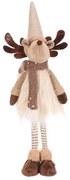 Decorațiune de Crăciun Ren în picioare, înălțime 51 cm, bej/maro