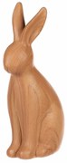 Decorație din poliresină Iepure, figurină mare, 12x 7 x 21 cm