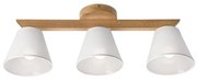 Lustr ANTONIO 3xE14/40W/230V, montaj plafon, stejar