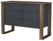 Comodă Bumerang Anthracite and Walnut