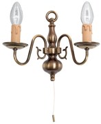 Aplica de perete design rustic FLAMISCH patina