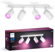 Spot LED RGBW dimabil Philips Hue FUGATO 4xGU10/4,2W/230V alb