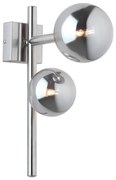 Jupiter 1903 - Aplica de perete NEPTUN, 2xG9/14W/230V, crom mat/gri fumuriu