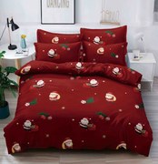 Set Lenjerie De Pat Craciun 6 Piese Pat 2 Persoane, Christmas Collection