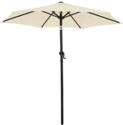 Deuba Umbrelă de soare de grădină Fiji ø200cm - bej