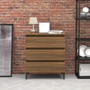 vidaXL Dulap, stejar maro, 60x35x69 cm, lemn compozit