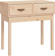 vidaXL Masă consolă, 76,5x40x75 cm, lemn masiv de pin