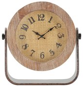 Mauro Ferretti Ceas De Masa Rotund cm 23,5X7X24 | Aosom Romania