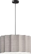 Pendul pe cablu WAVY 1xE27/14W/230V gri