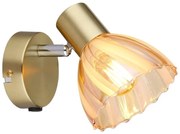 Aplica metal alama sticla chihlimbar ZACHERY