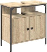 vidaXL Dulap de Baie cu depozitare Bej 60 x 30 x 60 cm Lemn compozit