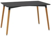 Masa Bucatarie/Dining Merkan Neagra 120x80 Cm